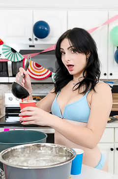 Evie Christian | Cheating With Ex At Party | Kitchen Titty Fuck