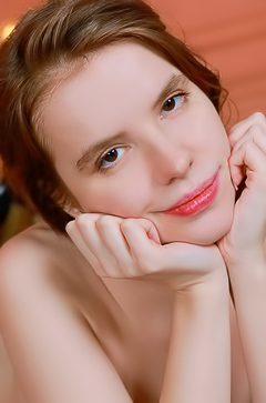 Mau Gli Entices With Sheer Bra And Skirt In A Late-night Bedroom Dance
