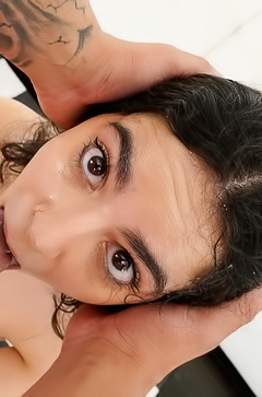 Angel Gostosas Mouth Gushes With a Hot Load on Face