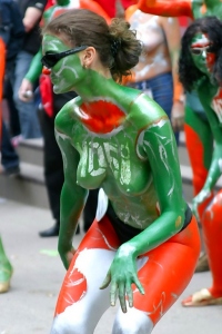 Topless Bodypaint Art Festival