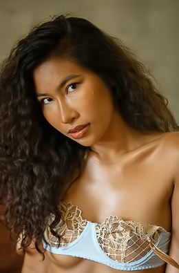 Niki Smiles As The Light And Shadow Play Over Her Gorgeous Body