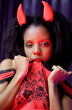 Sukki T Parts Her Silky Thighs To Flaunt The Wild Curls