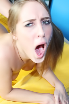 Cadence Lux feels her step-brothers hunger as she tastes his hot desire